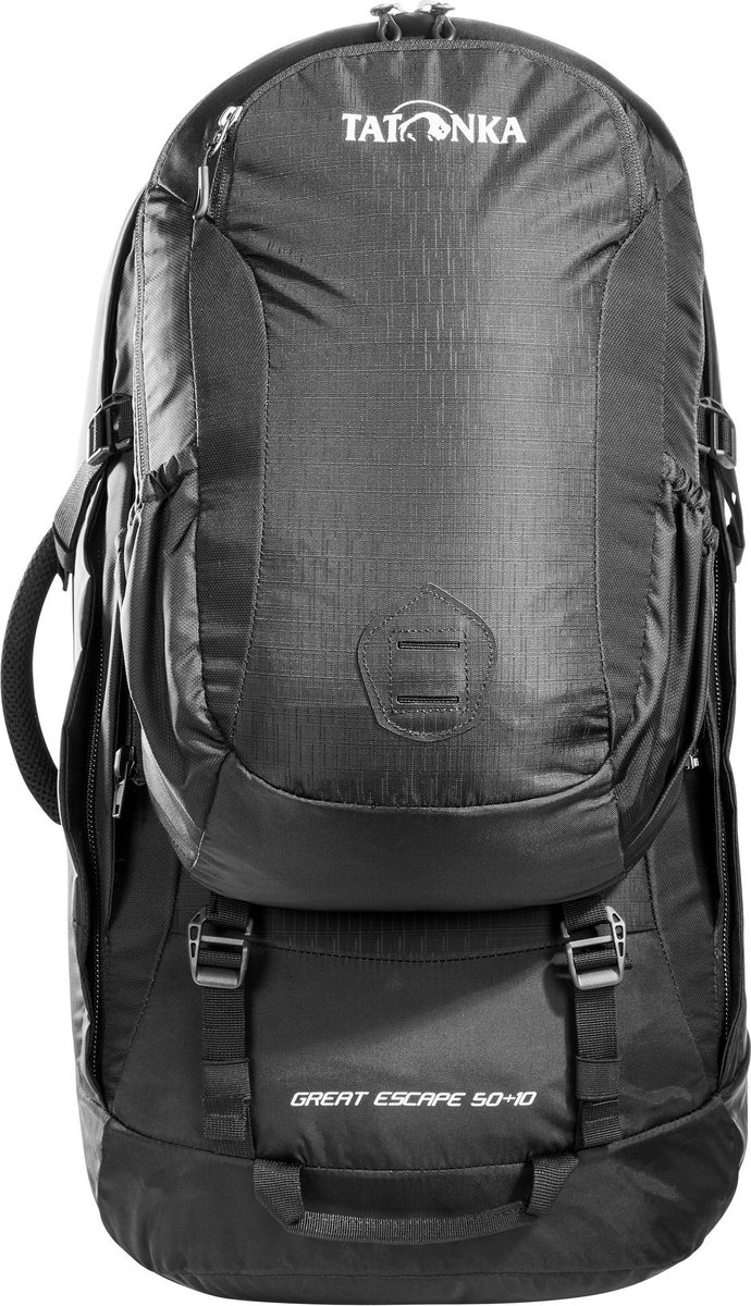 Tatonka Great Escape 50+10, mochila, negro