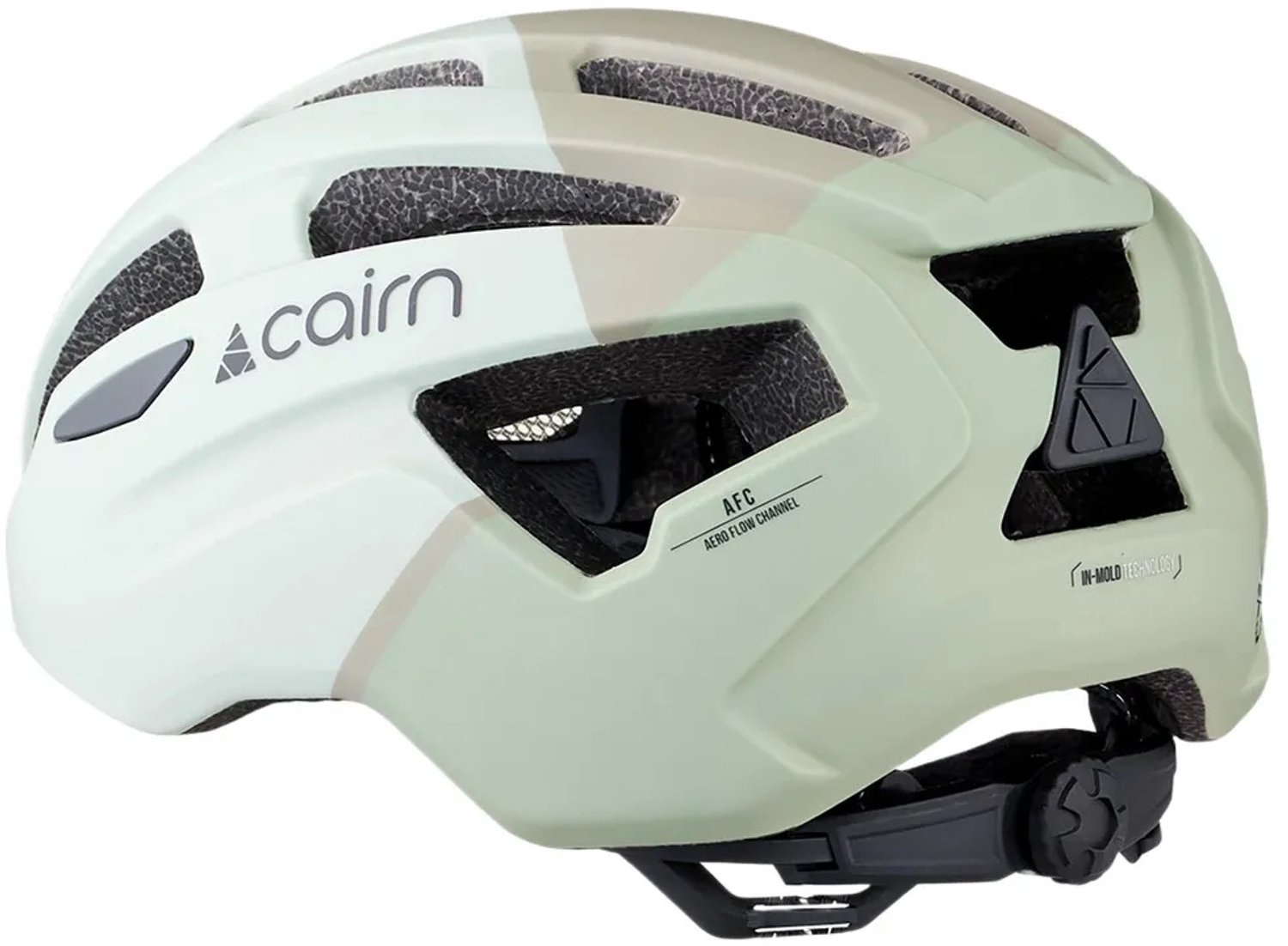 Cairn Prism II, casco de bicicleta, verde claro