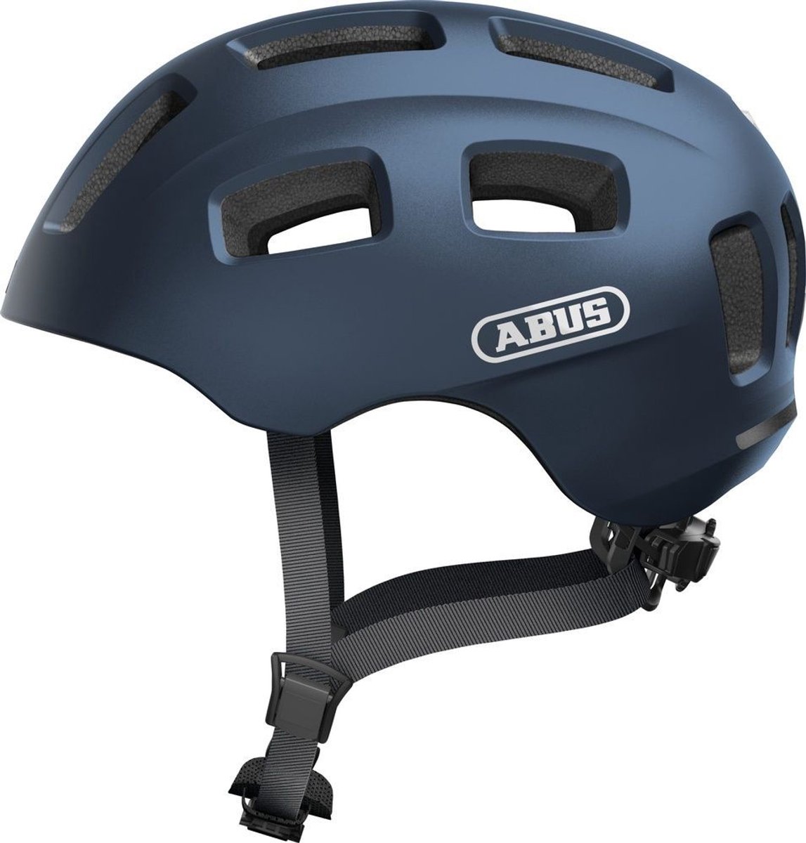 Abus Youn-I 2.0, casco de bicicleta, junior, azul oscuro