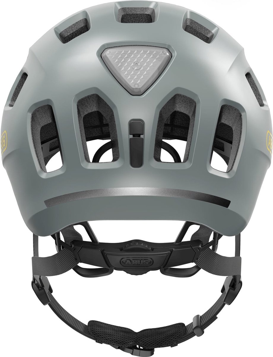 Abus Youn-I 2.0, casco de bicicleta, junior, gris claro