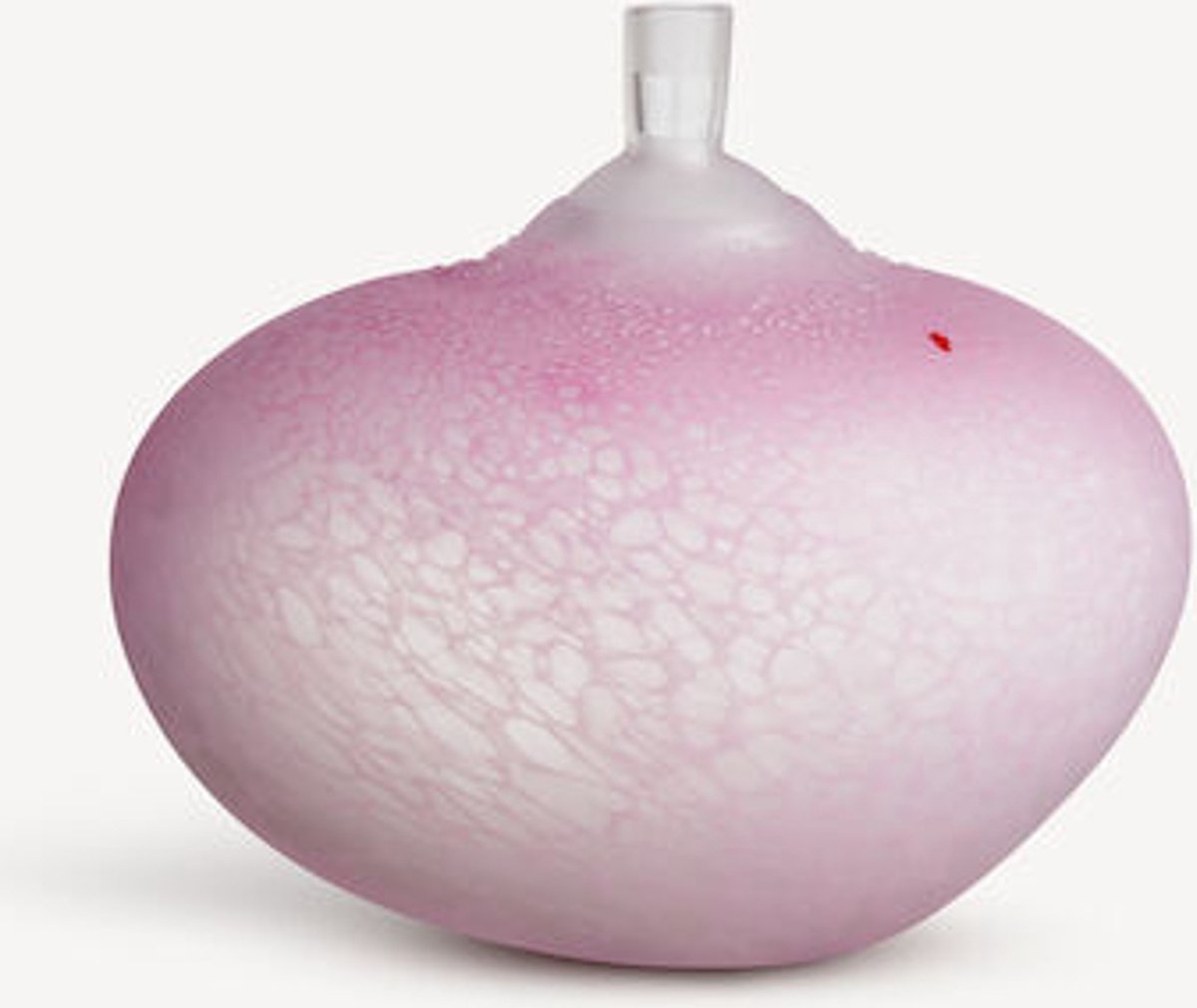 Kosta Boda Escultura de vidrio BV Beans AC-20 Rosa