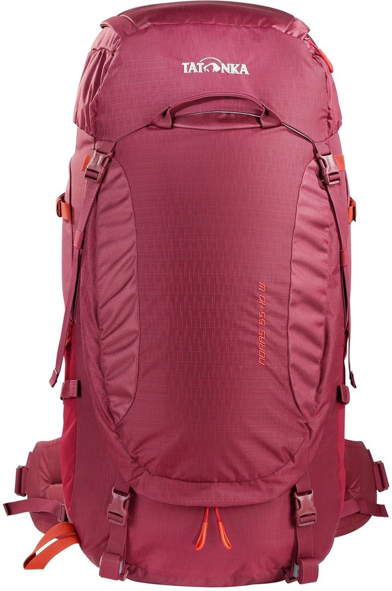 Tatonka Noras 55+10, mochila, mujer, rojo