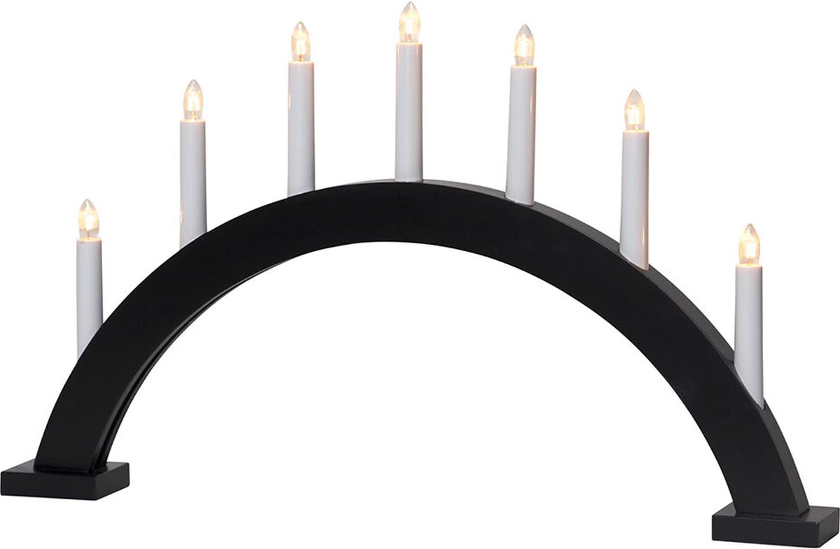 Star Trading Candelabro de Adviento Trapp arco negro