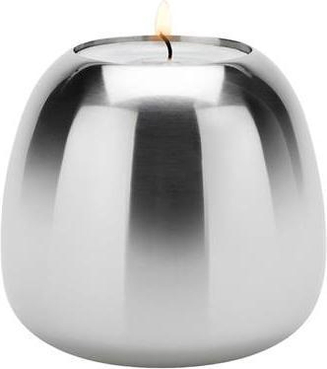 Stelton Candelabro Ora acero inoxidable pequeño