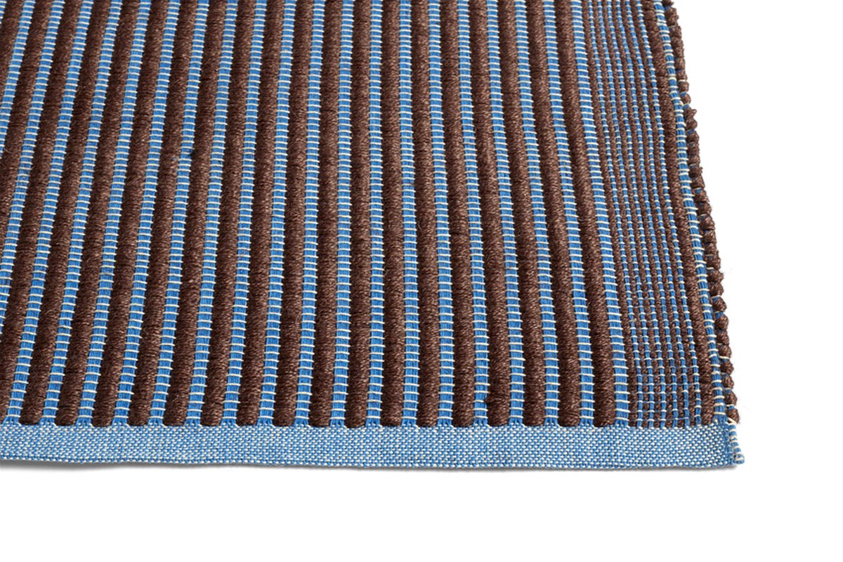 HAY Alfombra Tapis 140 x 200 cm Chestnut-blue