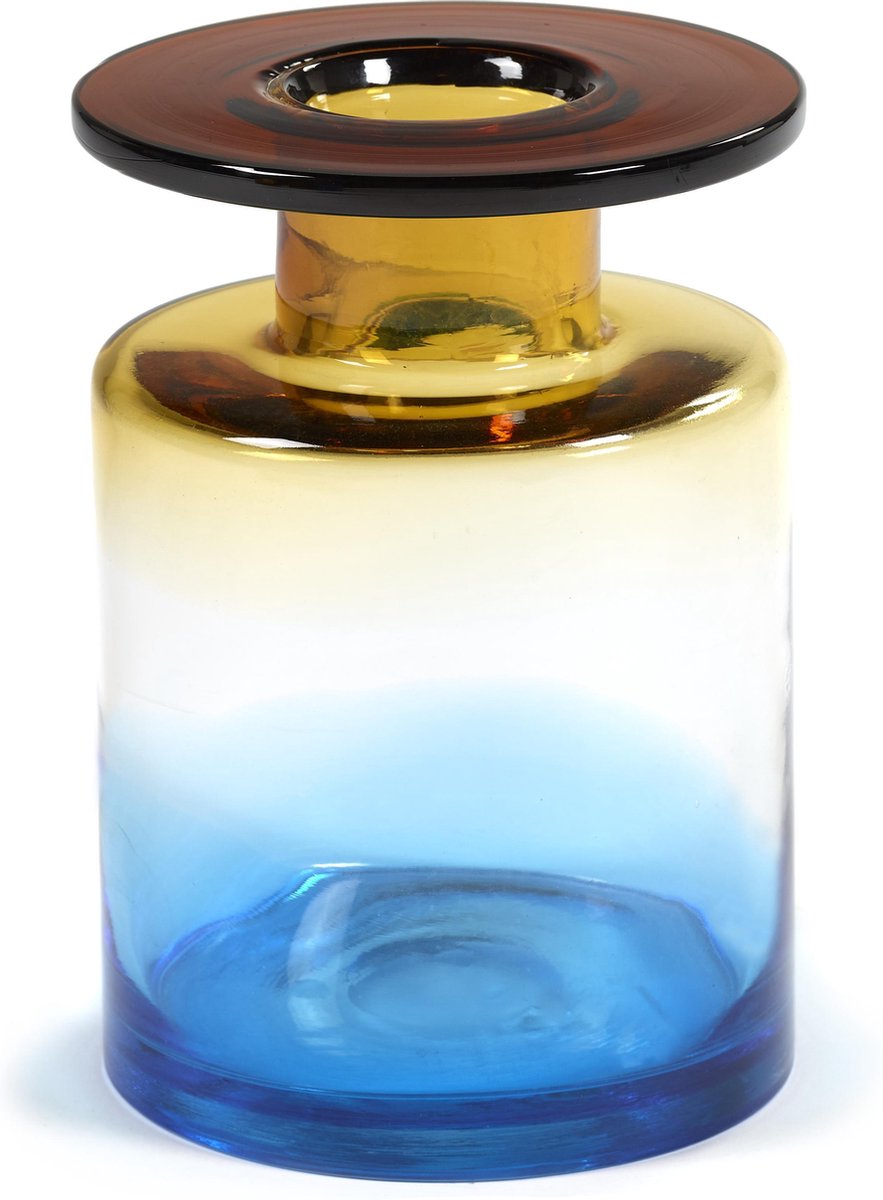 Serax Vaso Wind & Fire 27 cm blu-ambra