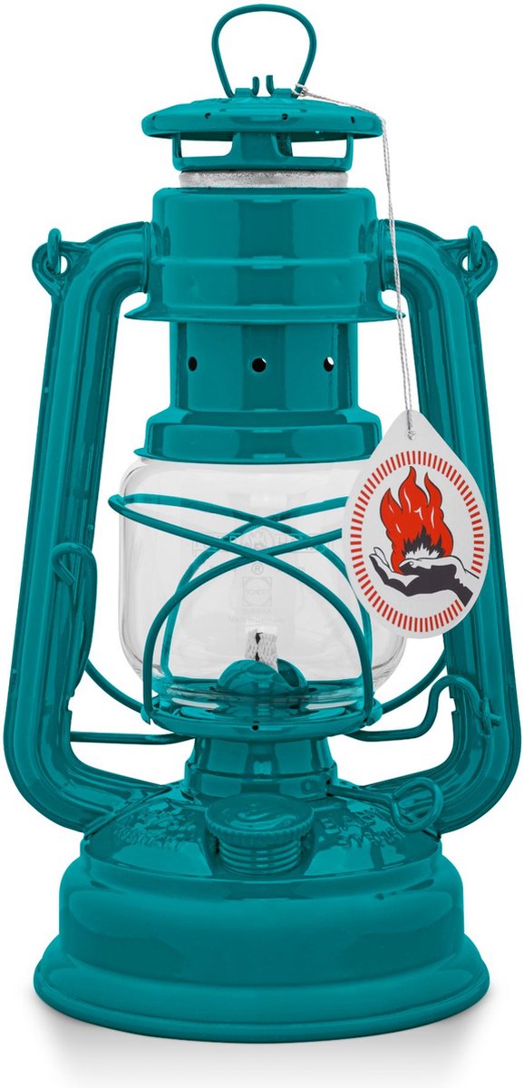 Feuerhand Hurricane Lantern, linterna, azul verdoso