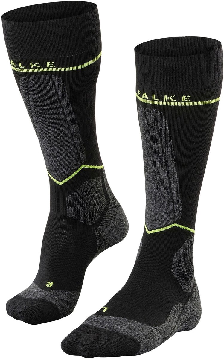 Falke SK Energizing, calze da sci, uomo, nero