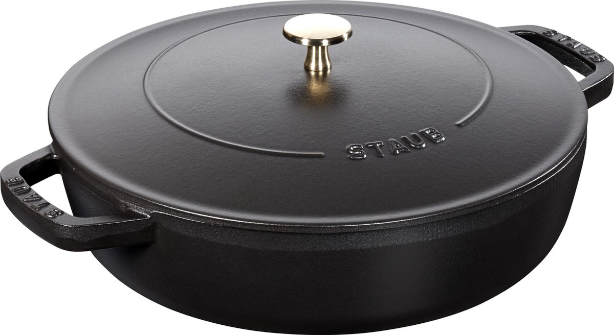 STAUB Casseruola Chistera Ø28 cm 3,7 L Nero