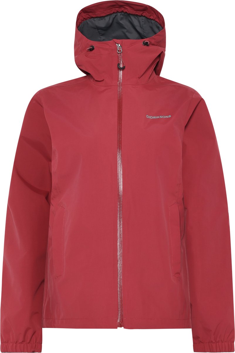 Didriksons Varja, giacca antipioggia, donna, spring red