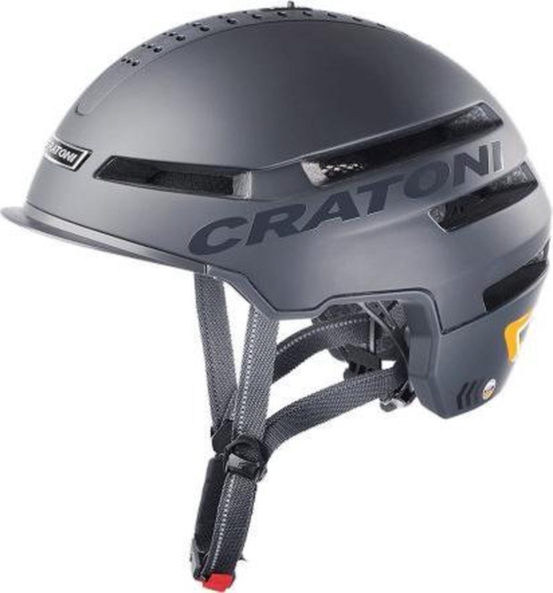Cratoni Smartride 1.2, casco da bicicletta, nero opaco