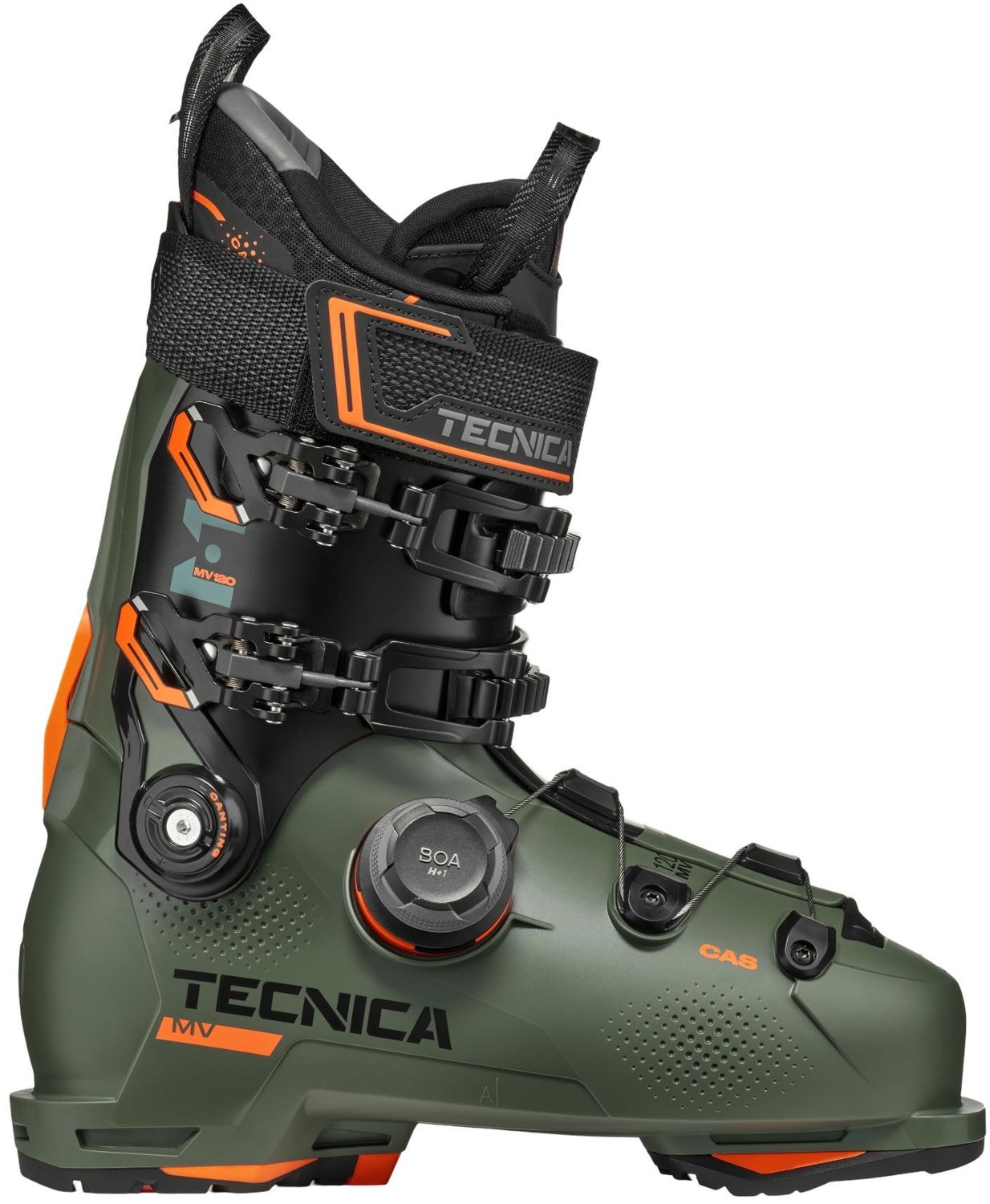 Tecnica Mach BOA HV 120 GW, scarponi da sci, uomo, verde