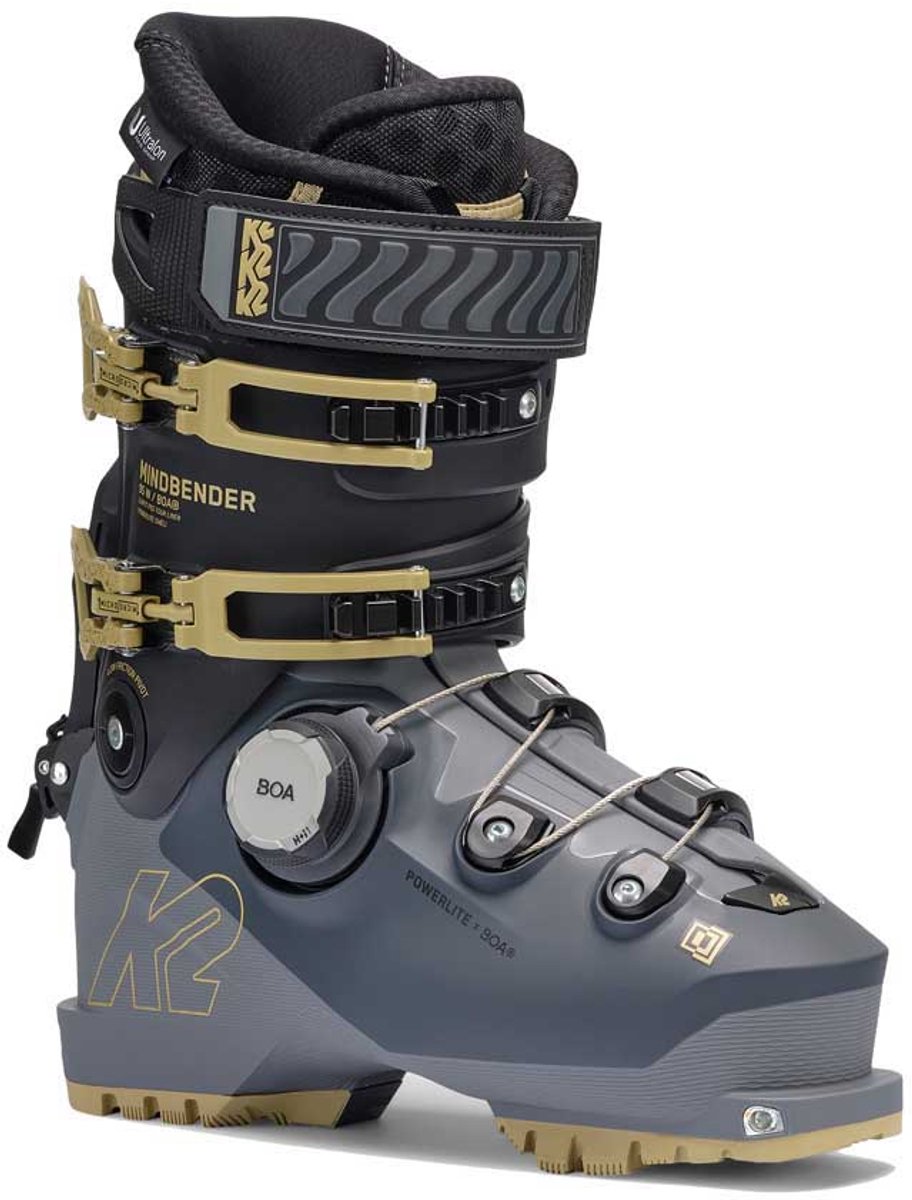 K2 Mindbender 95 BOA, scarponi da sci, donna, grigio/nero