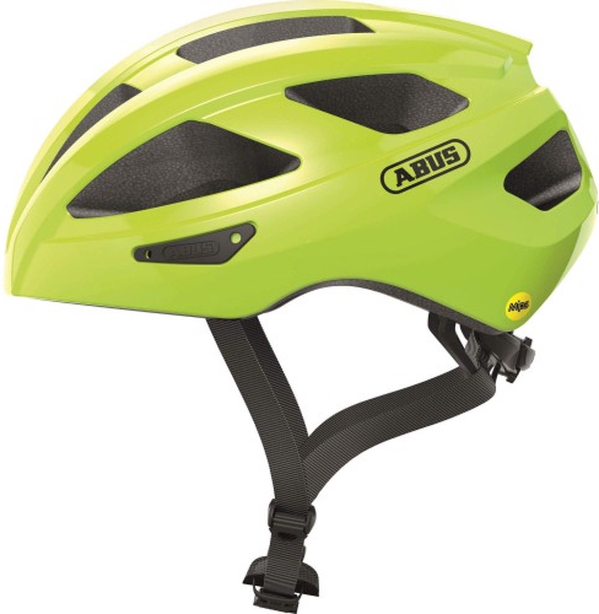 Abus Macator MIPS, casco da bici, giallo