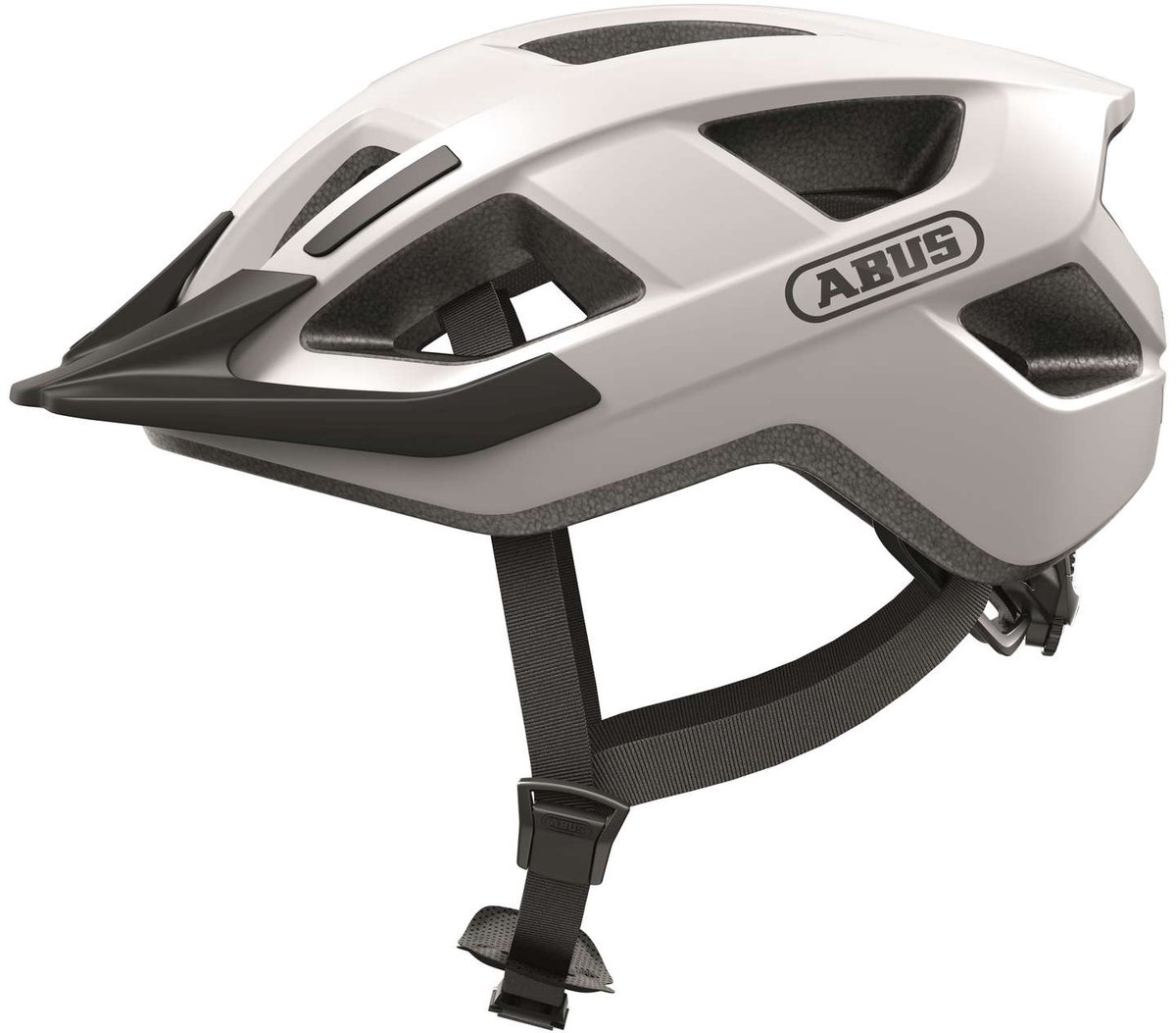 ABUS Aduro 3.0, casco da ciclismo, bianco