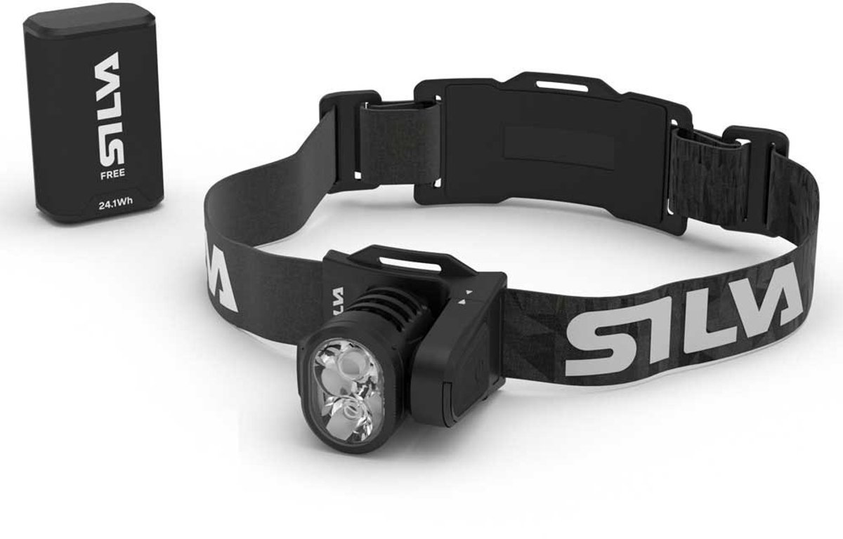 Silva Free 3000 S, lampada frontale, nera