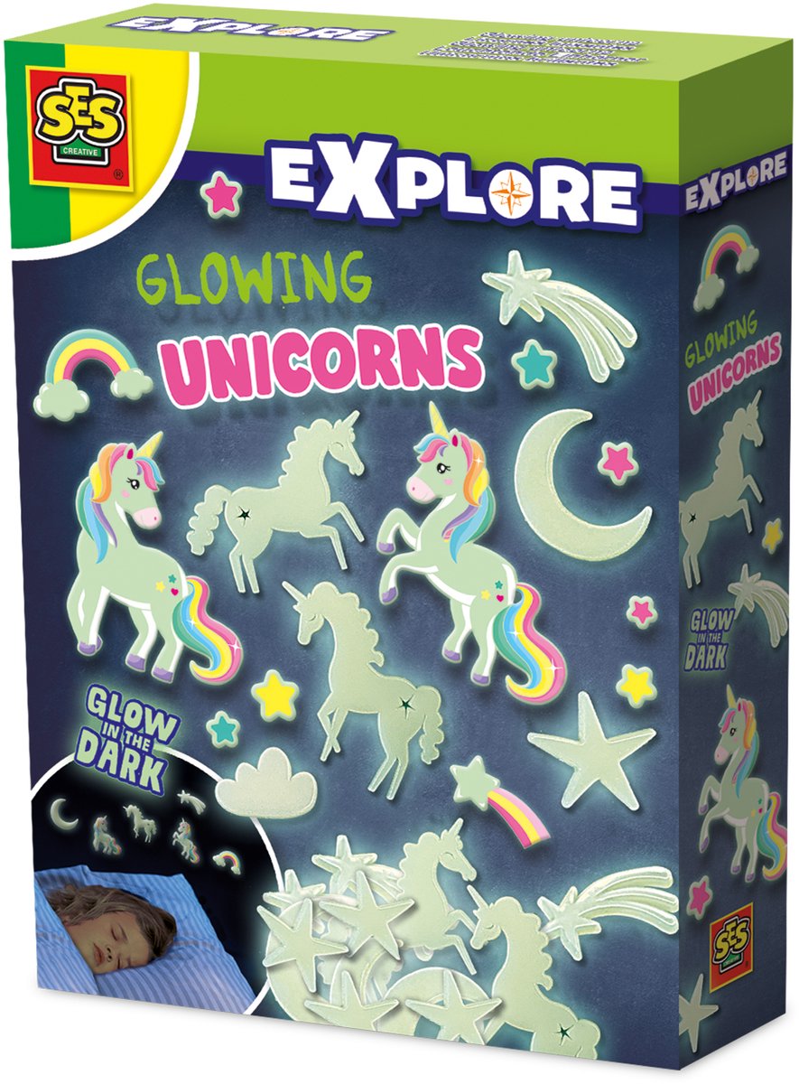 SES Creative Glowing Unicorns 25pcs.