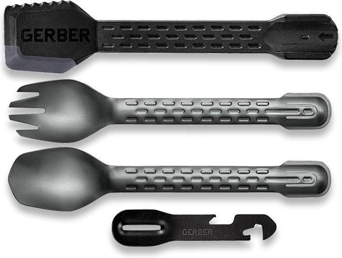 Gerber ComplEAT (Utensils Set), zestaw sztućców, czarny