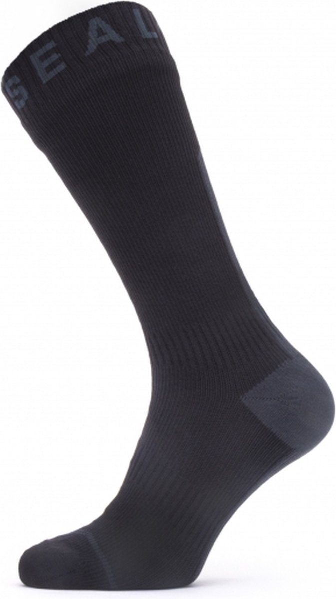 Sealskinz WP All Weather Mid Sock W. Hydrostop, skarpety, czarne/szare