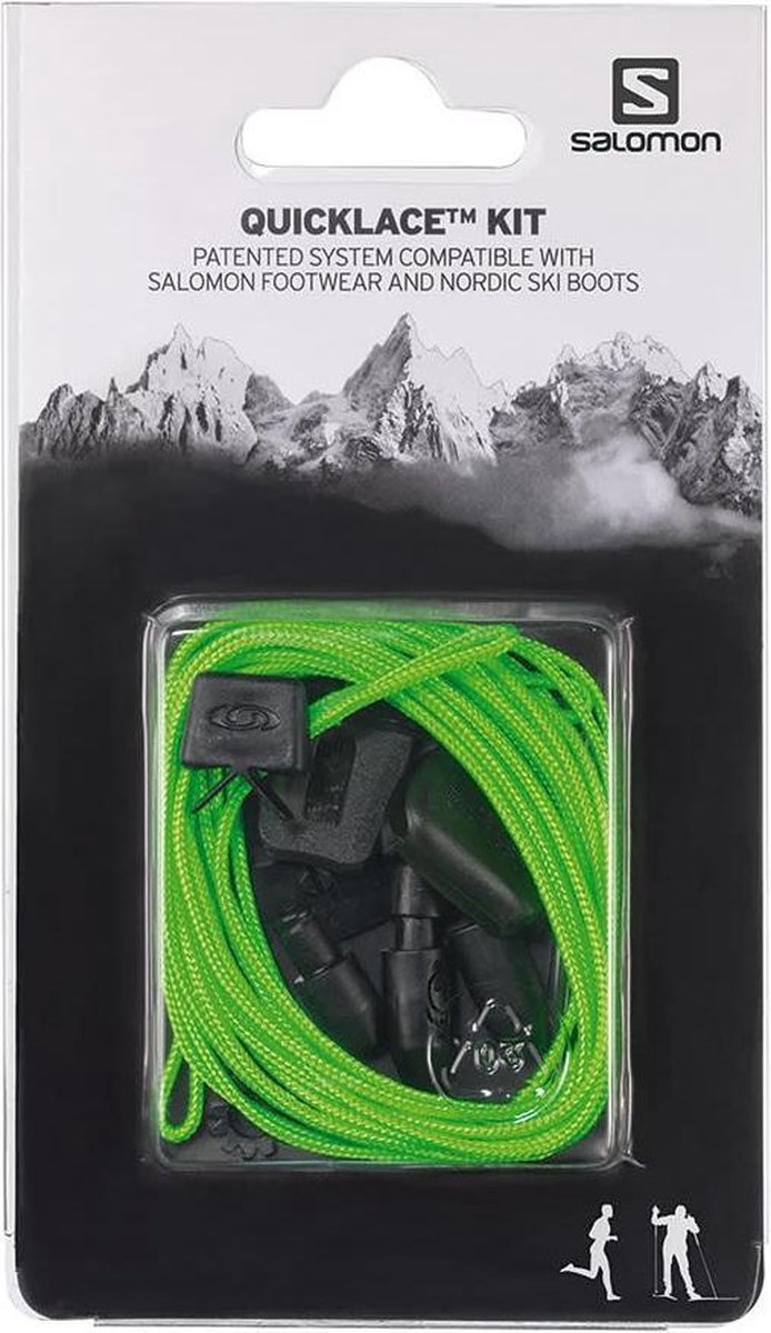 Salomon Quicklace klace Kit, sznurówki, zielony