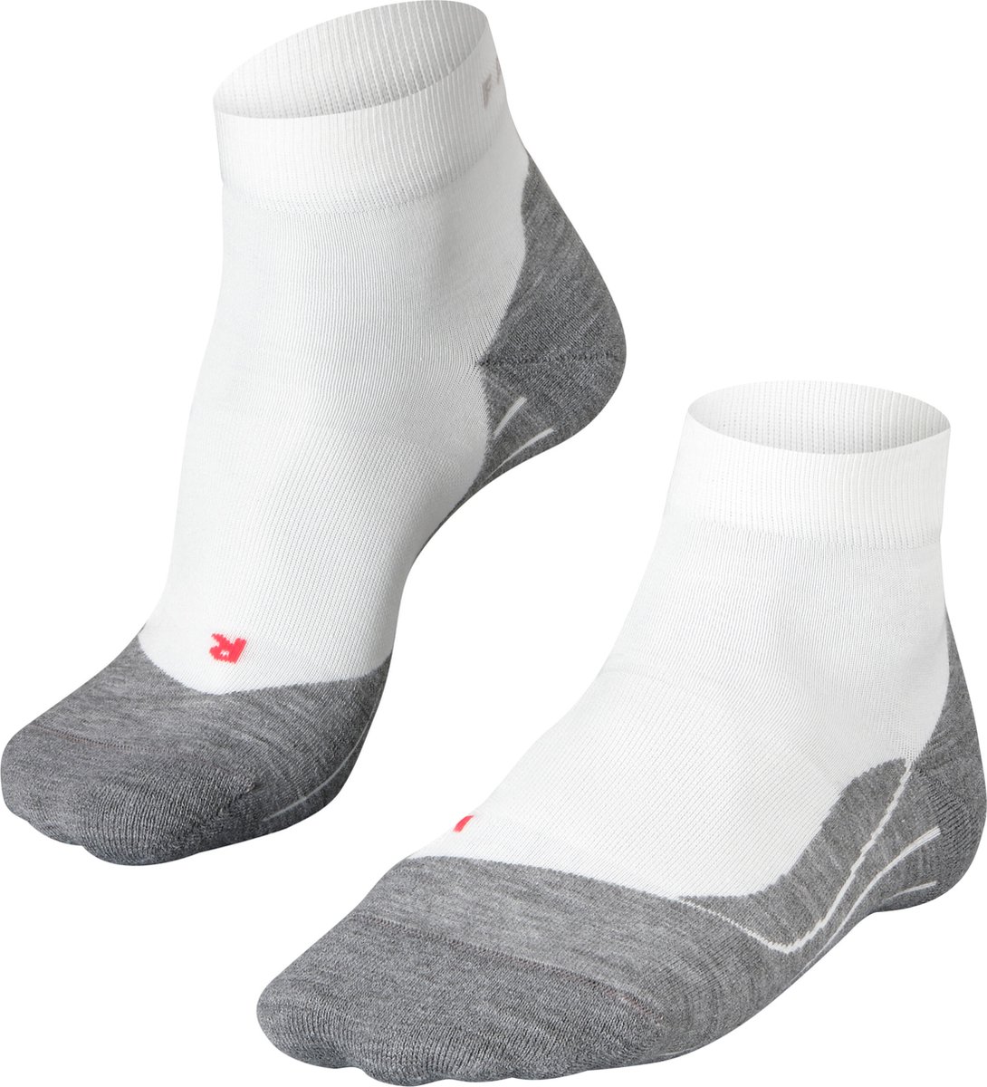 Falke RU4 Endurance Short, skarpety do biegania, damskie, biały