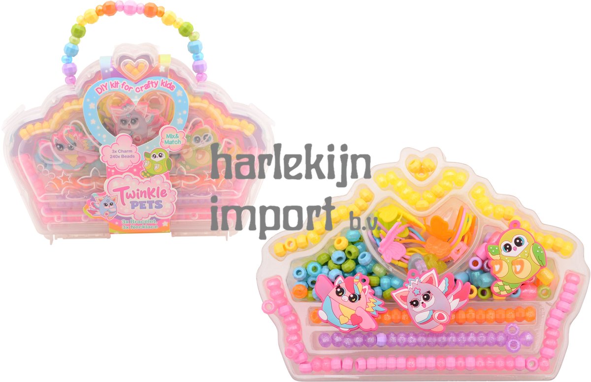 Johntoy Twinkle Pets - Bead Set in Princess Box