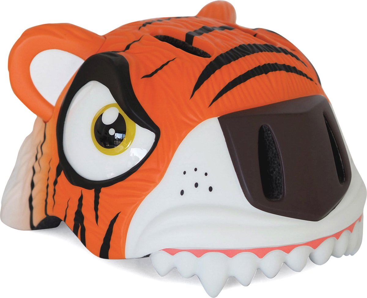 Crazy Safety Tiger, kask rowerowy, junior, pomarańczowy