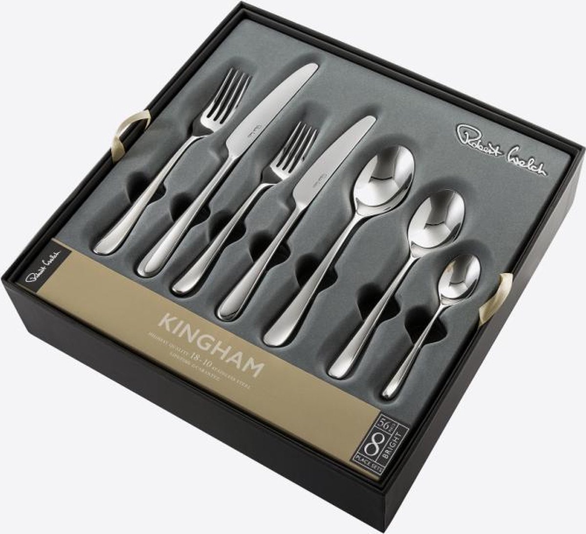 Robert Welch Set di posate Kingham Bright 56 pezzi