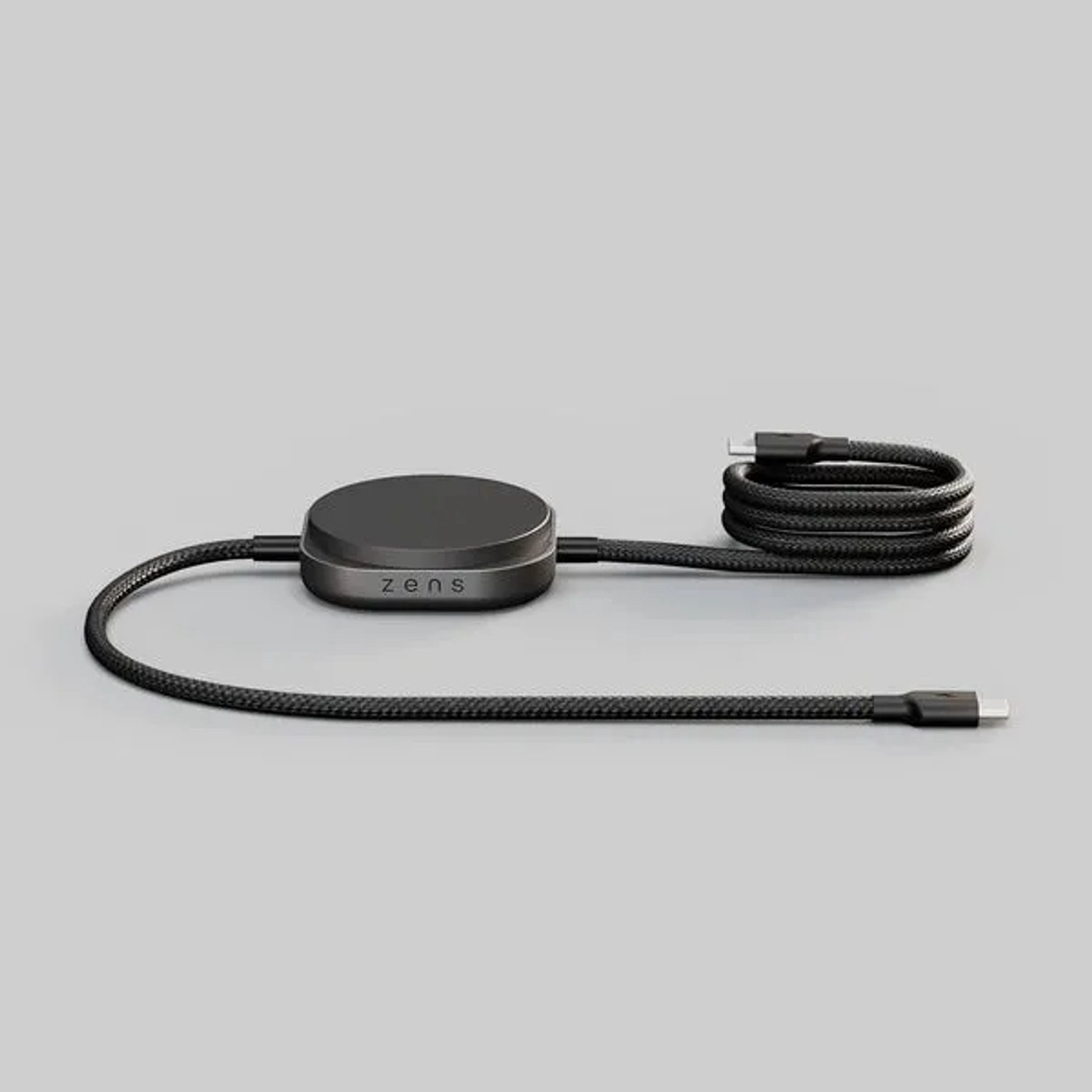 ZENS Charging Cable USB C-C Pro 2 - Magnetic Wireless Charger - Black