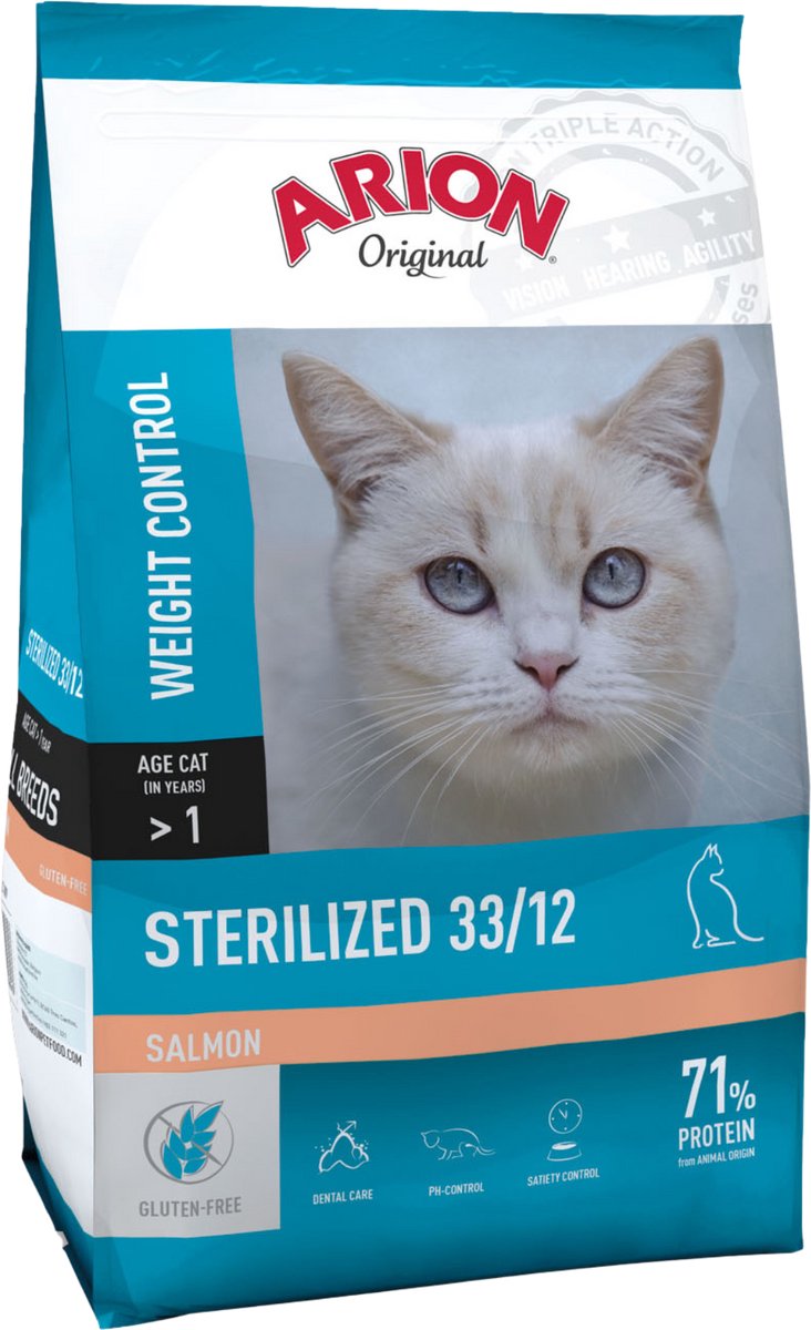 ARION original Cat Sterilized Salmon 7,5 kg