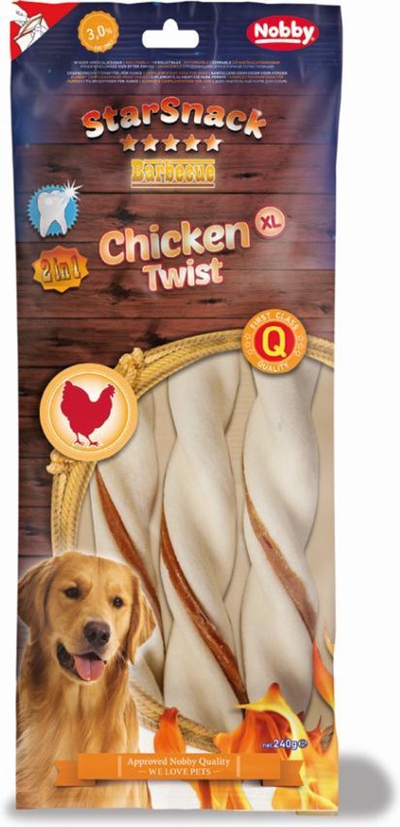 StarSnack , BBQ Chicken Twist - 240 g, 25 cm