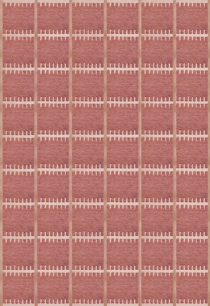Layered Alfombra de lana Lilly Claret red, 250x350 cm