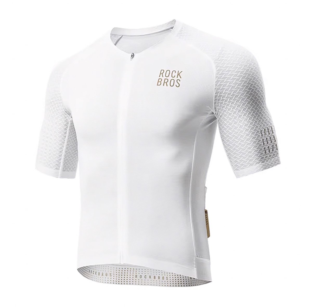 Rockbros YDDX011 Diamond Short Sleeve Cycling Jersey Size S - White