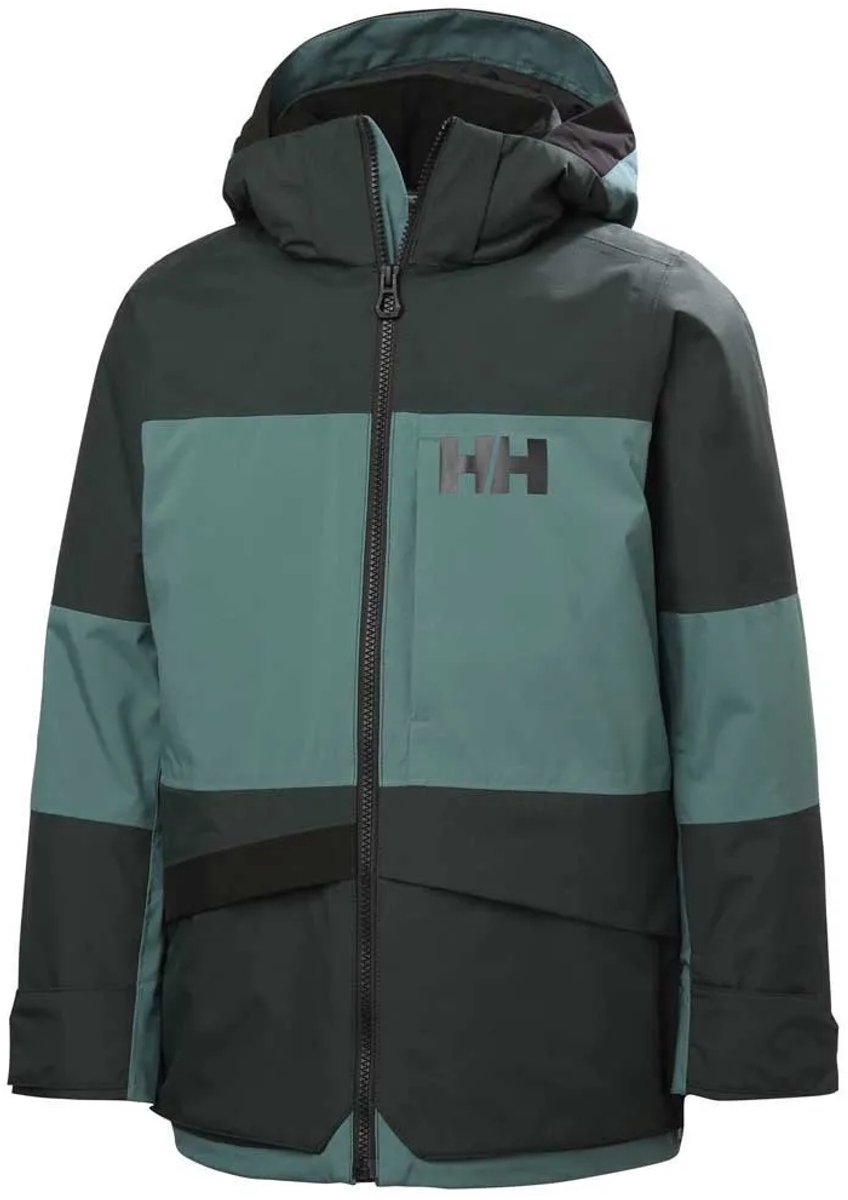 Helly Hansen Summit 2.0, kurtka narciarska, junior, zielony