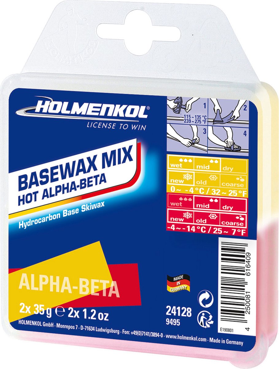 Holmenkol, Basewax Mix, Hot Alpha-Beta