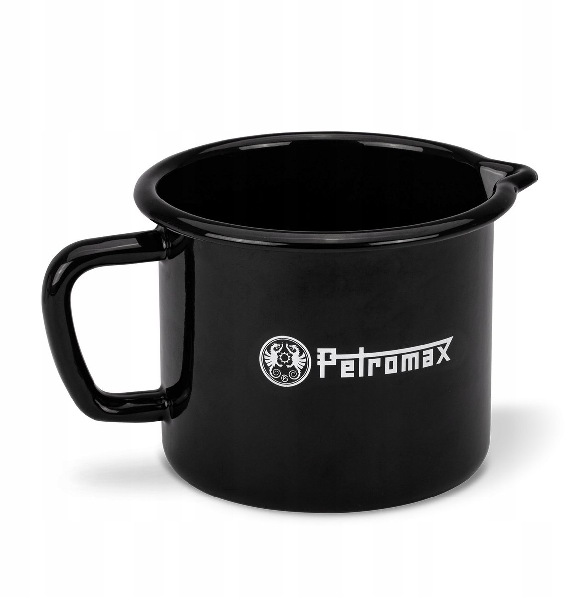 Petromax Emaliowany Garnek na Mleko 1 Litr, Dzbanek, czarny