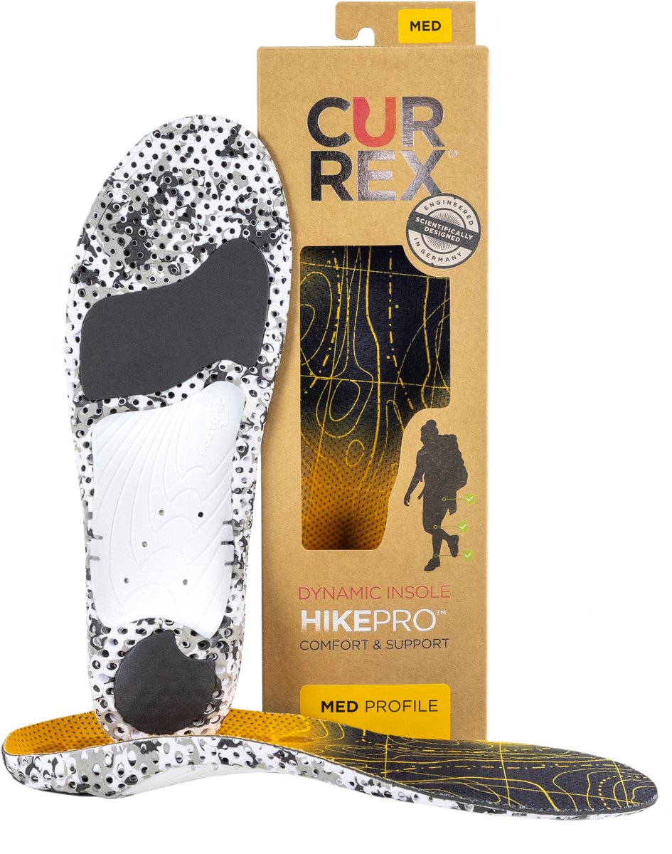 Currex HikePro Med, wkładka, żółty