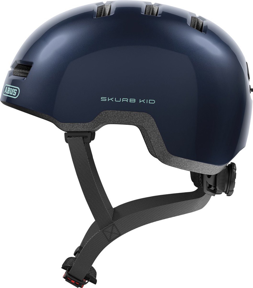ABUS Skurb Kid, kask rowerowy, junior, niebieski