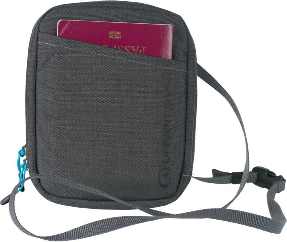 Lifeventure RFID Travel Neck Pouch, unisex, szary