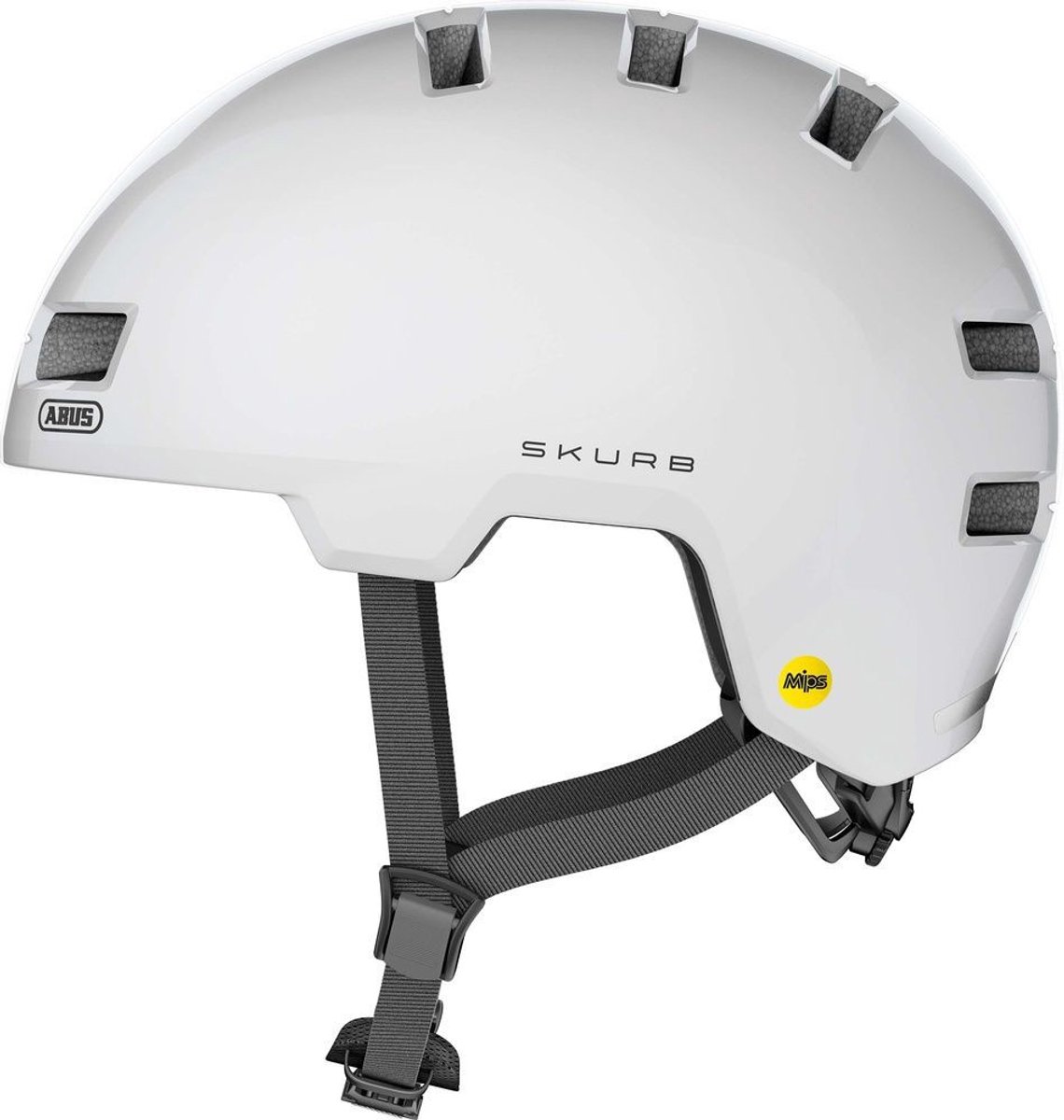 Abus Skurb MIPS, kask rowerowy, biay