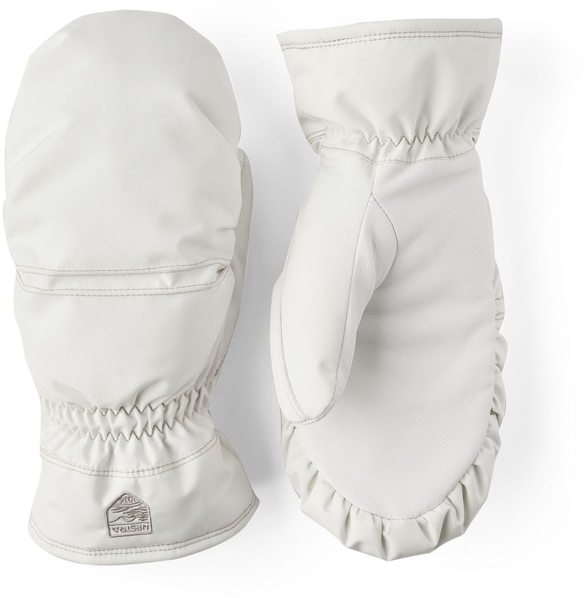 Hestra Primaloft Leather, rękawice narciarskie z jednym palcem, damskie, białe