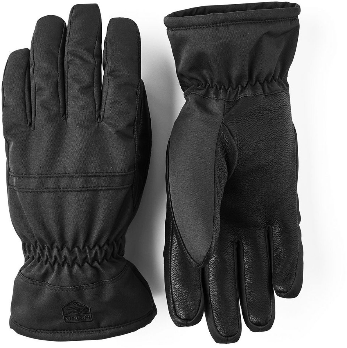 Hestra Primaloft Leather, rękawice narciarskie, damskie, czarne