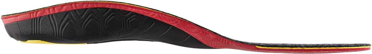 Sidas 3feet Eco Warm High, wkładka, czarny/czerwony