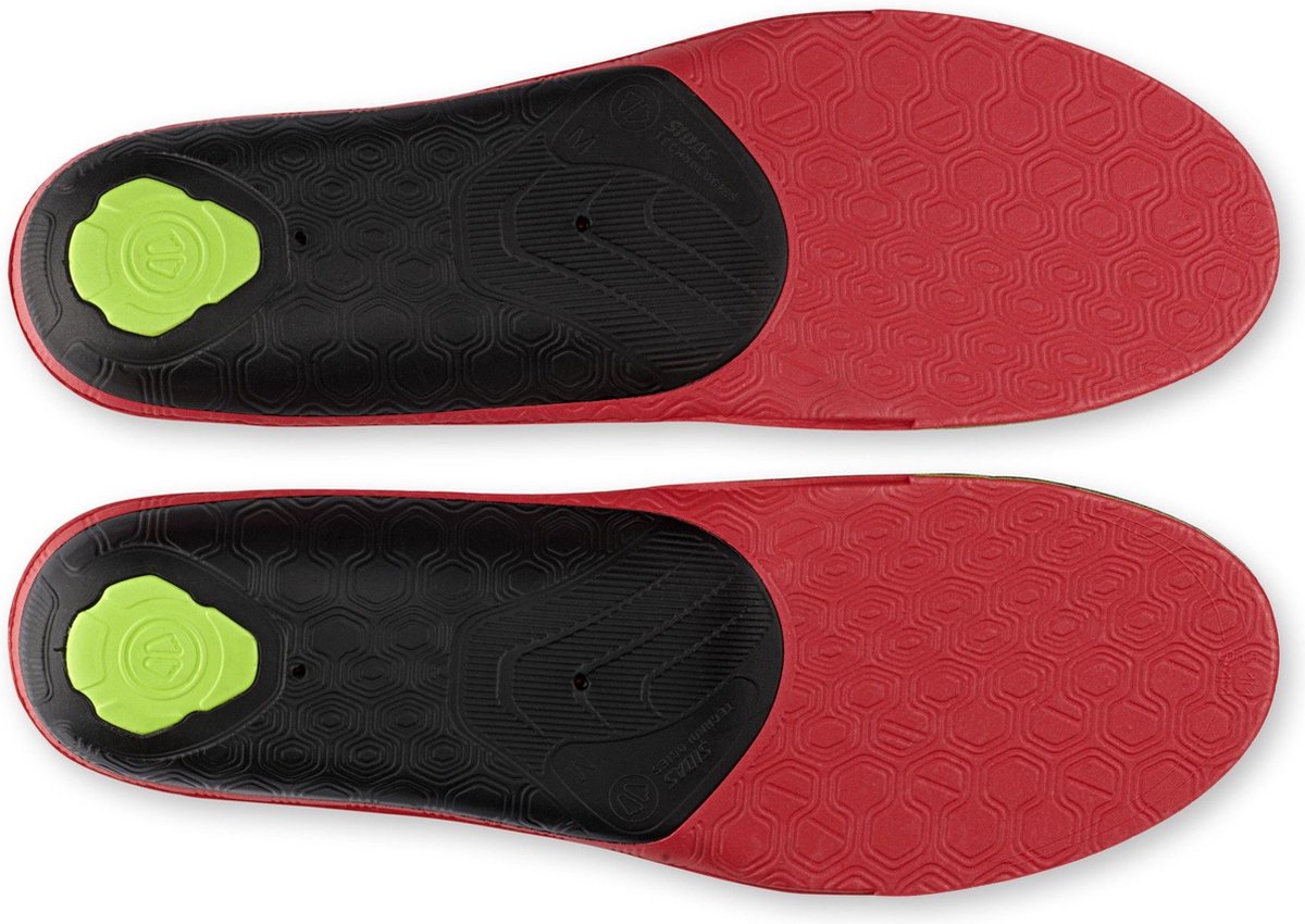 Sidas 3feet Eco Warm Mid, wkładka, czarny/czerwony