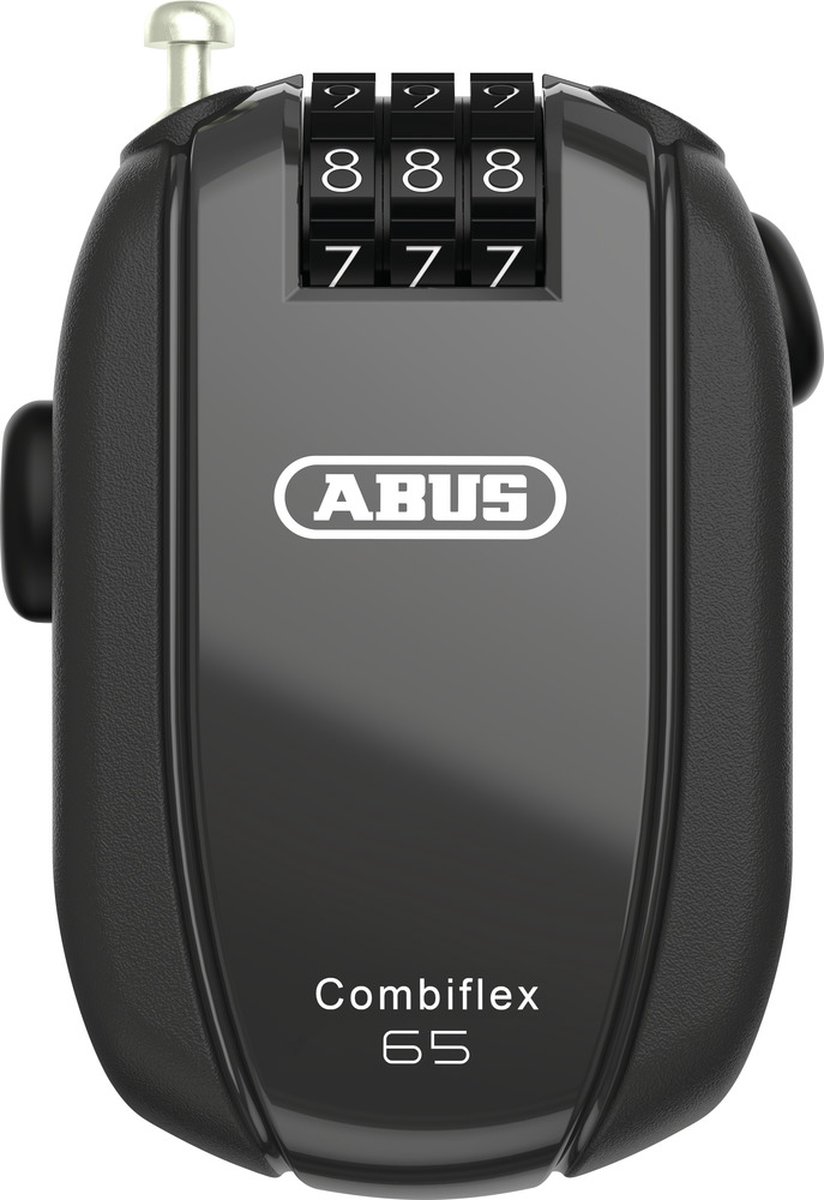 Abus Combiflex™ StopOver 65, zamek kablowy, czarny