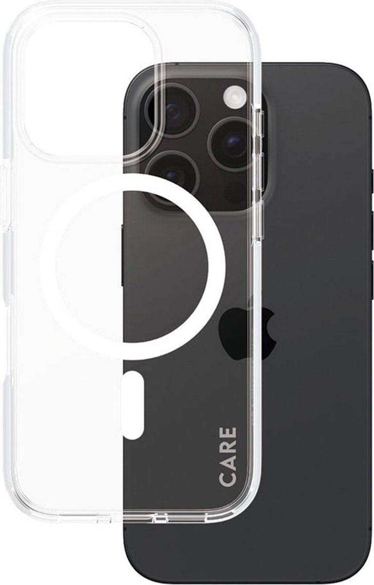 CARE by PanzerGlass Case Flagship White MagSafe iPhone 16 Pro