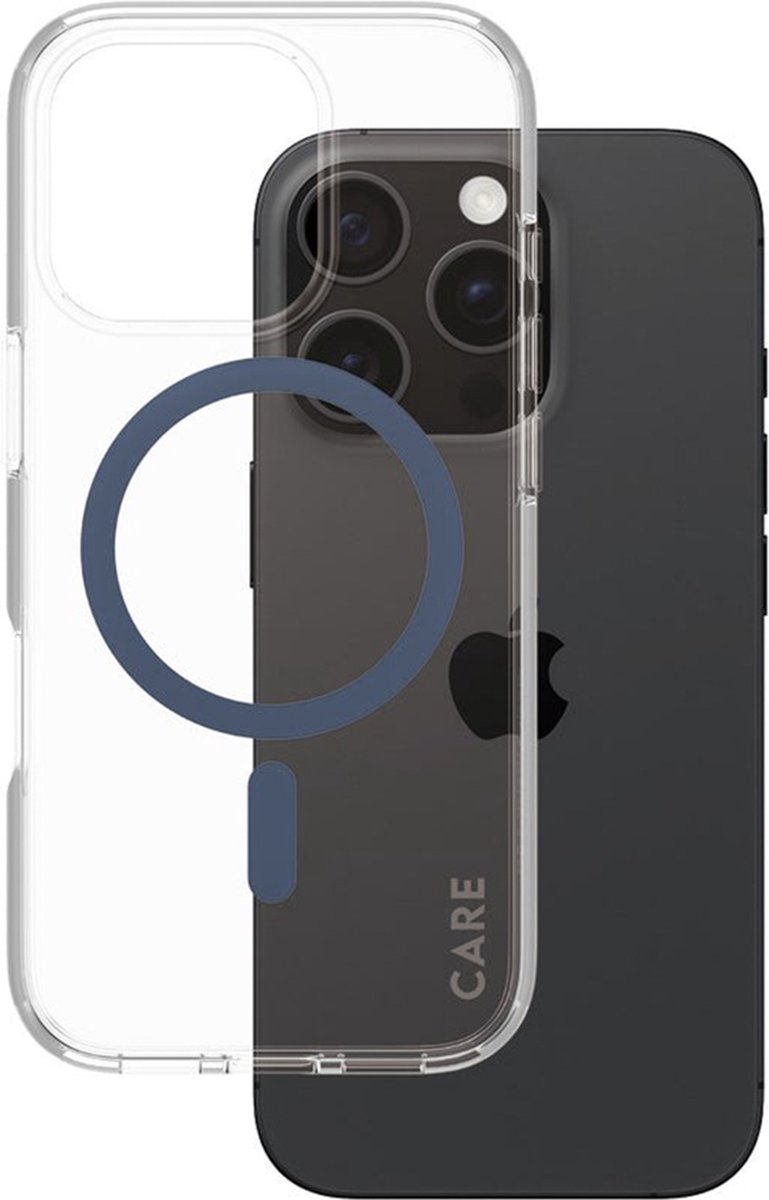 CARE by PanzerGlass Case Flagship Blue MagSafe iPhone 16 Pro