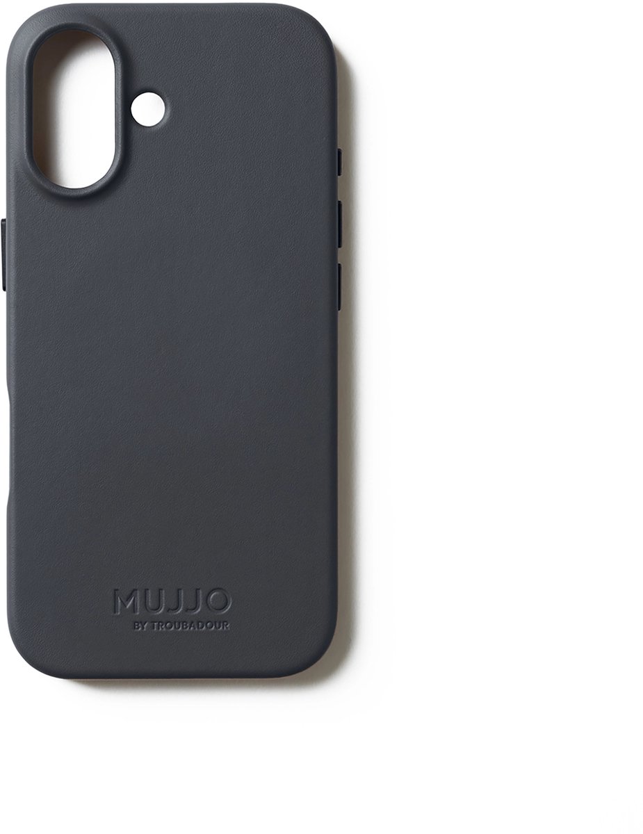 Mujjo Full Leather Case for iPhone 17 - Basalt