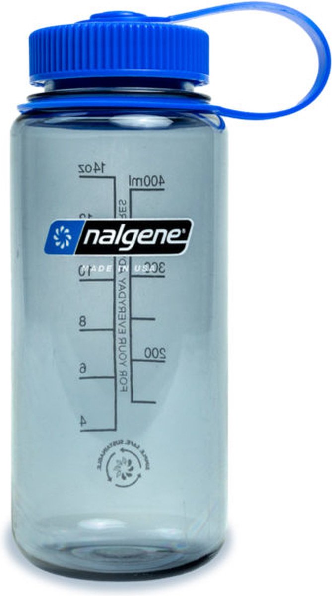 Nalgene wide mouth sustain, butelka do picia, 500 ml, szary