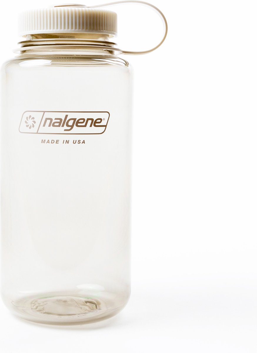 Nalgene wide mouth sustain, butelka do picia, 1000 ml, beżowy